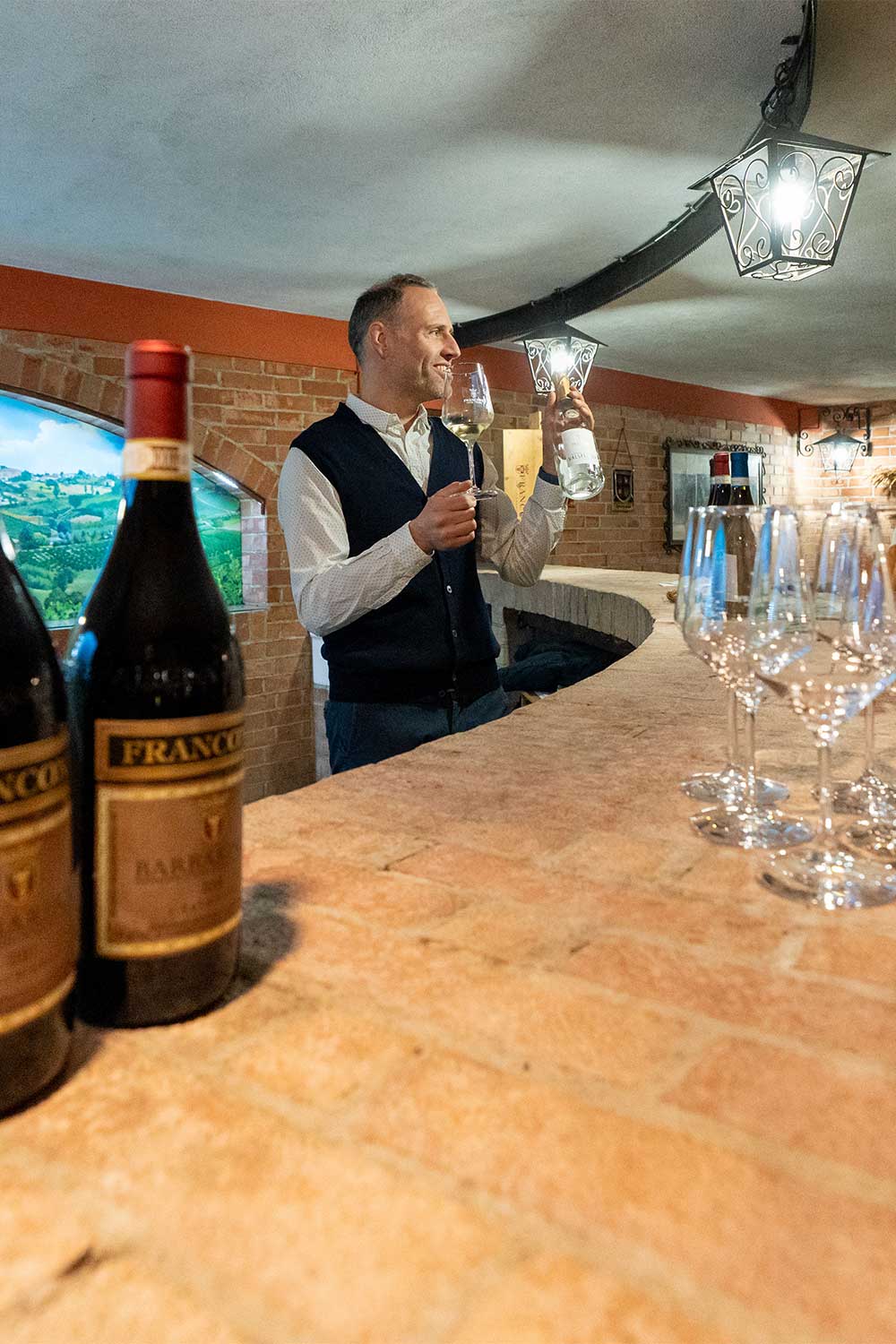 Momenti conviviali nella sala storica