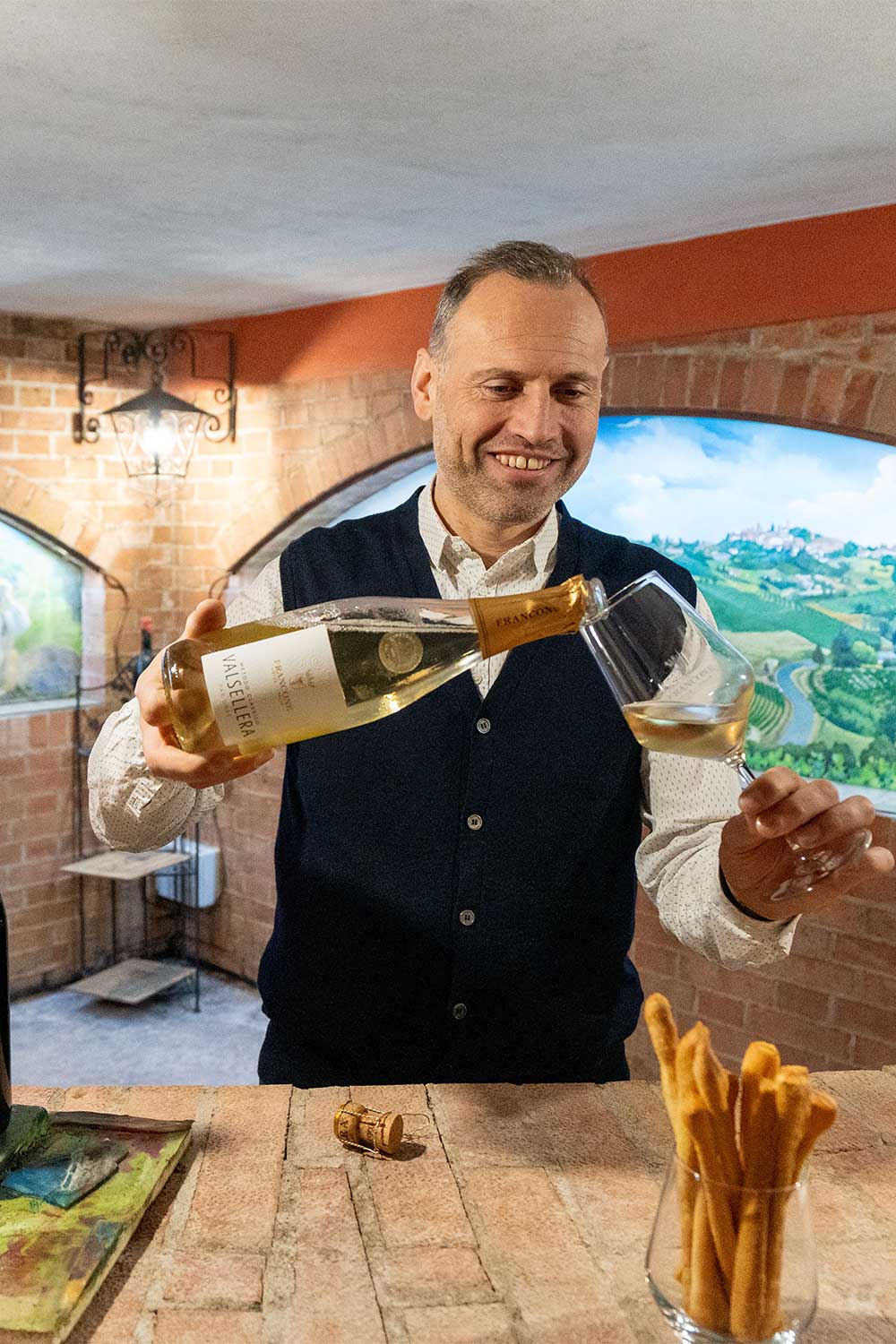 Fabrizio versa il metodo Classico