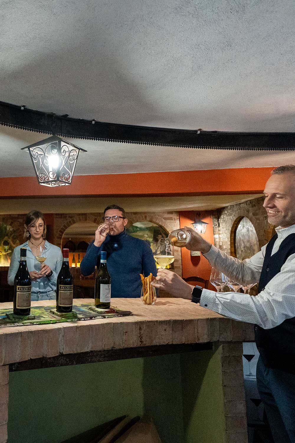 Degustazioni nella sala del 1967