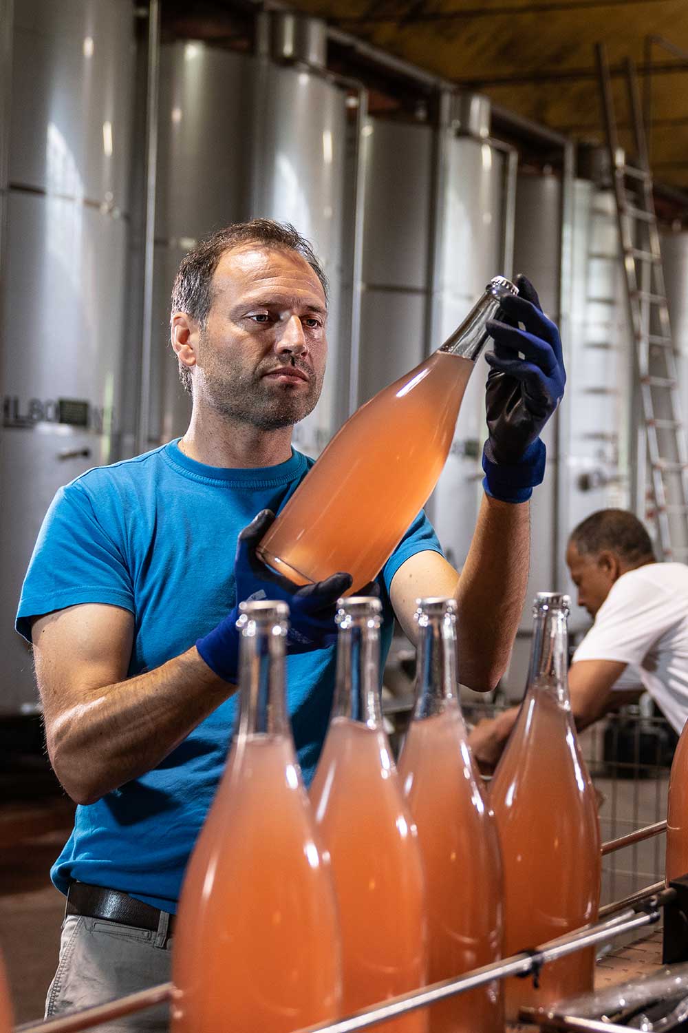 Fabrizio and the Valsellera sparkling wine