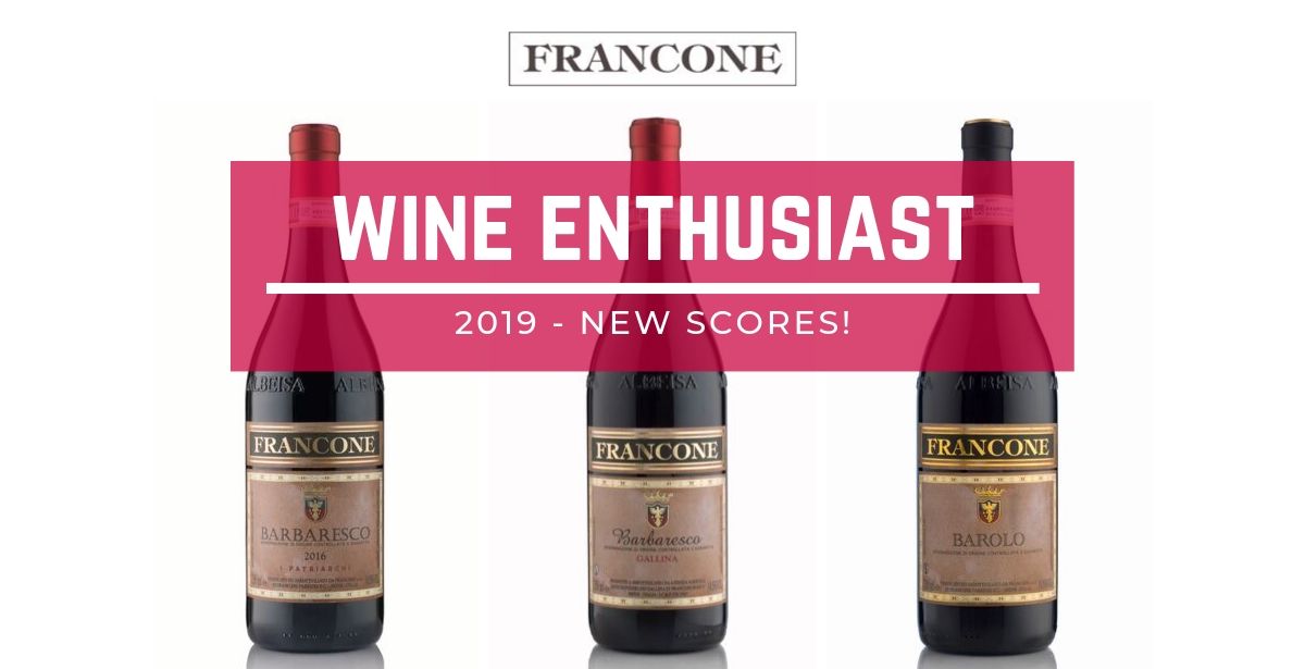 Wine Enthusiast awards again a prize to our wines!